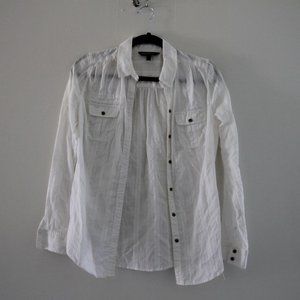 White Express Button Down
